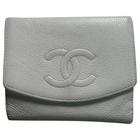 chanel white leather wallet|chanel wallet euro.